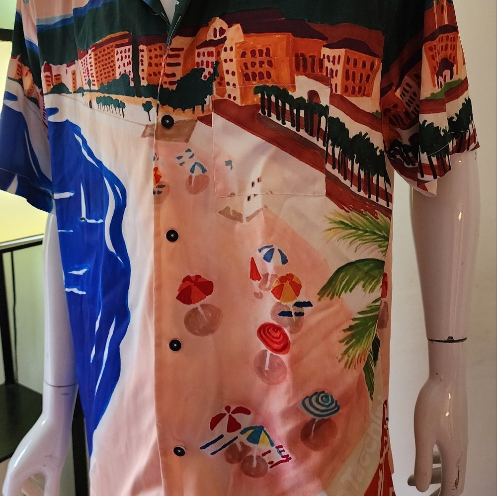 Sergio Tacchini Silk Shirt